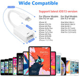 Lightning Male to USB Female Connector Adapter Sync Cable OTG For iPhone iPad iOS