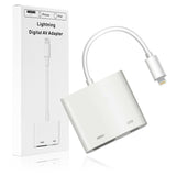 4K HDMI Adapter for iPad Mini Air, iPhone to HDMI Cable Digital AV 4K TV IOS