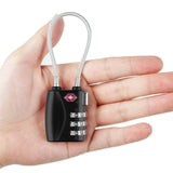 TSA Approved Travel Combination Cable Luggage Locks for Suitcases