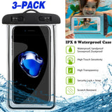 Universal Waterproof For Cell Mobile Phone Dry Bag Case Cover Underwater Pouch