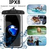 Universal Waterproof For Cell Mobile Phone Dry Bag Case Cover Underwater Pouch
