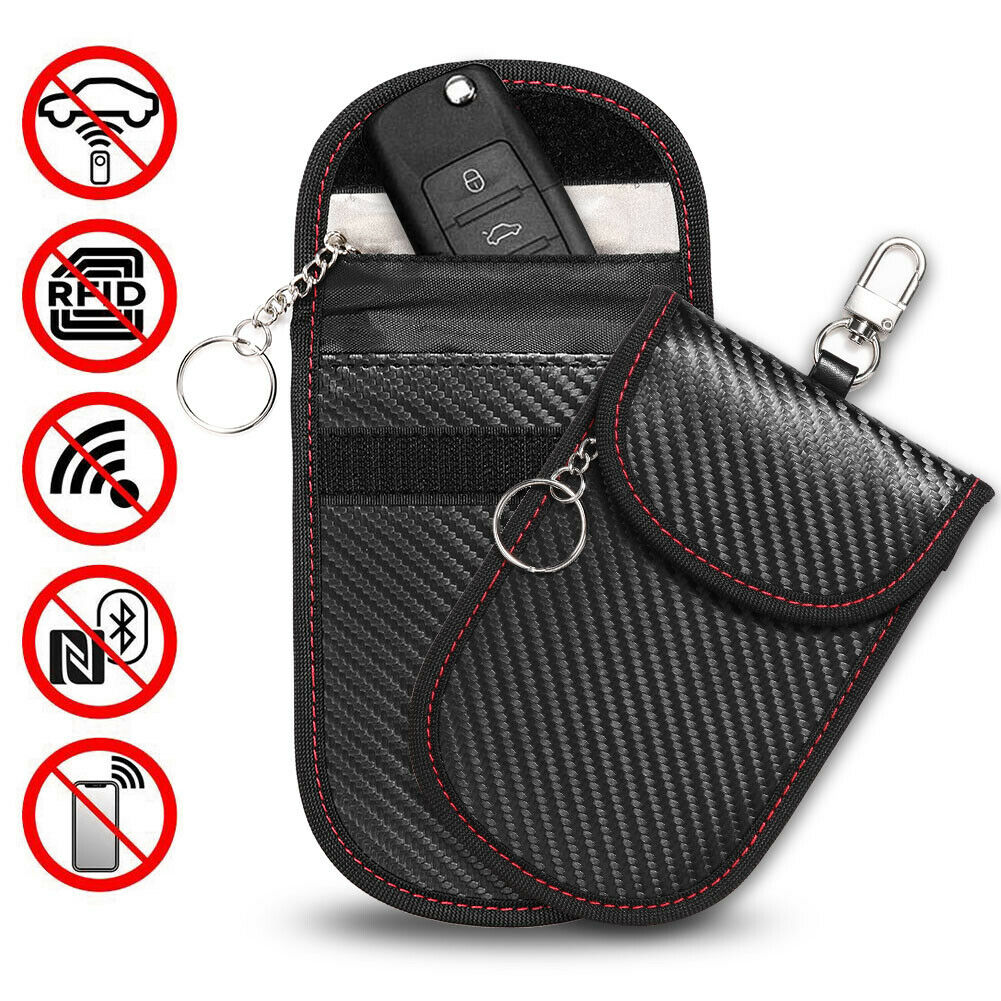 Faraday Bag for Key Fob- Car RFID Signal Blocking, Anti-Theft Pouch, A –  Yellowpriceau