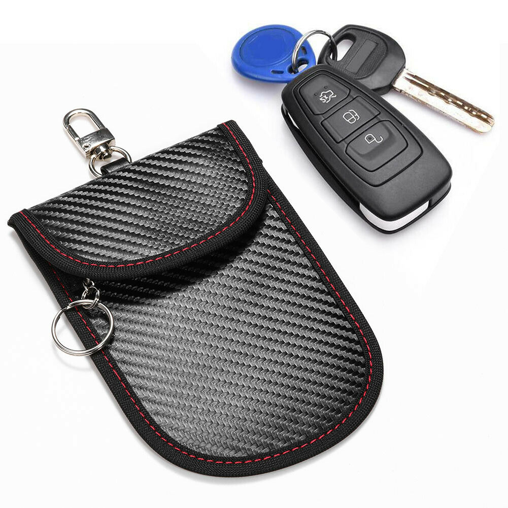 Faraday Pouch for Car Keys, Car Key Signal Blocker, 3 Pack Black Faraday  Bag, RFID Key Pouch, Keyless Signal Blocking Key Case, Anti-Theft Remote