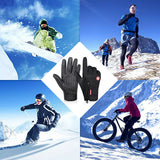 Mens Winter Thermal Gloves Warm Touch Screen for Driving Cycling Running
