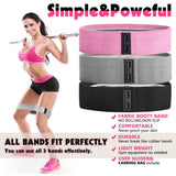 Strong Hip Circle Bands For Men and Women, Non-Slip Elastic Grippy Inner Layer