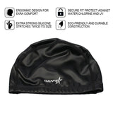Lycra Swimming Cap/Swim Cap/Swimming hat with PU Coat for Adult Men Women Ladies