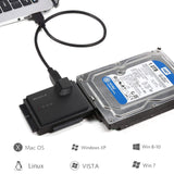 USB 3.0 to SSD/SATA/IDE CASE Adapter for 2.5/3.5/5.25 Inch Hard Drives Toolfree