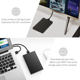 USB 3.0 SATA 2.5" inch Hard Drive External Enclosure HDD Mobile Disk Box Case