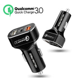 3-Port USB Type C Rapid Car Charger 8.4A for iPhone X Google Pixel Samsung