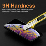 For iPhone 12 Mini Pro Max 3D Full Coverage Tempered Glass Screen Protector Black