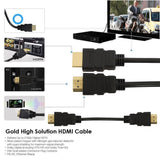 1-20M HDMI Cable V1.4 1080p Sky 3D PS4 LCD Video Gold Plated High Speed Lead