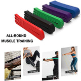 SET 5 Heavy Duty Resistance Yoga bands loop Exercise Fitness Workout Band Gym