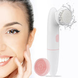 Ultimate 2IN1 Sonic Facial Cleansing Brush Face Skin Care Exfoliator Cleanser