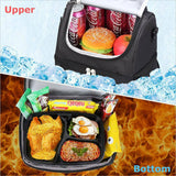 Insulated Meal Prep Bag Adult Lunch Box for School Picnic Beach Fishing Boating