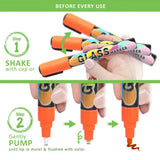 Professional Artist Quality Fine Tip Chalk Marker Pens-12 Color Wet Erase Marker
