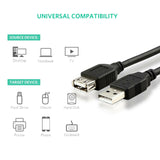 1M-10M Ultra Speed USB Extension Cable USB 2.0 Male to Female Data Sync Cord Lot