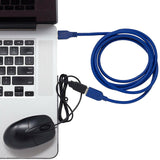 USB Extension Cable USB 3.0 Male to Female Data Sync Extender Cable Blue