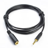 3.5mm Male to Female M/F Stereo Jack Headphone Extension Cable Aux Audio Lead