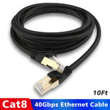 CAT8 Ethernet Lan Network Cable 40Gbps 2000Mhz