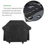 Dustproof Waterproof Fitted BBQ Grill Cover Rainproof Barbecue Covering Shades