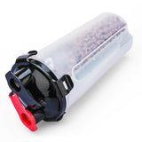 Portable Travel Pet Dog Cat Puppy Food / Water Storage Cup Feeder Bottle & Bowl