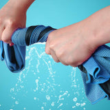 Cool Towels -(100cm x 30cm) Wet Ice Microfiber Towel for Baseball Workout Sports