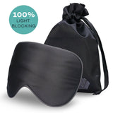 PREMIUM Eye Mask for Sleeping, Block Out Light 100% Eye Shade Cover, for Travel