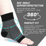 Significant Pain Relief - Fasciitis Socks - Ankle Support Brace for Men & Women