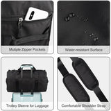 Sports Gym Bag with Wet Pocket & Shoes Compartment for Men and Women Lightweight