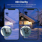 Camera Lens Protector for iPhone 12 Mini Pro Max Tempered Glass Night Circle
