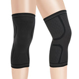 High Compression Sports Silicone Padded Knee Support Sleeve Nylon&Silicon Brace