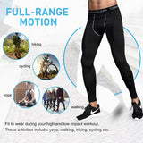 Men'S Compression Pants Base Layer Quick Dry Sports Running Workout Leggings