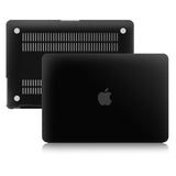 (Pro 13.3inch A1425/A1502) Slim Soft Frost Black Rubberized Case for Macbook Air Pro Retina 11