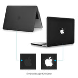 (Pro 13.3inch A1425/A1502) Slim Soft Frost Black Rubberized Case for Macbook Air Pro Retina 11" 12" 13" 15"