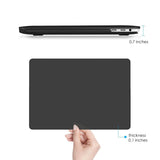 (Air 13inch A1932/A2179) Slim Soft Frost Black Rubberized Case for Macbook Air Pro Retina 11