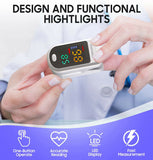 Finger Pulse Oximeter Blood Oxygen SpO2 Heart Rate Saturation Monitor PR PI AU