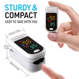 Finger Pulse Oximeter Blood Oxygen SpO2 Heart Rate Saturation Monitor PR PI AU