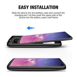 Extended Rechargeable Battery Case for phone Samsung S10/S10+/S10e w/Full Edge Protect
