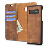 Leather Flip Wallet Phone Case Cover For Samsung Galaxy S7 S8 S9 S10 Plus Note 8 9 10 20