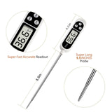 Digital Probe Thermometer Food Temperature Sensor w/ Super Fast Accurate Readout