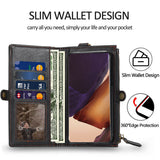 Leather Wallet Phone Case Cover with Magnetic Closure for Samsung Galaxy Note 20 S10